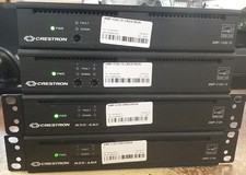 Mixed LOT OF 4 CRESTRON  2 AMP-2100,  1 AMP-2100-70, AMP-1200-70. READ    