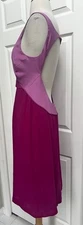 Narciso Rodriguez Italy SZ 8 100% Silk Cut Out Back Sheath Dress