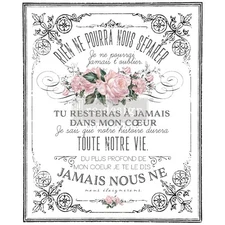 Redesign with Prima Decor Transfers® My Heart Total Sheet Size 24"x35", Cut I...