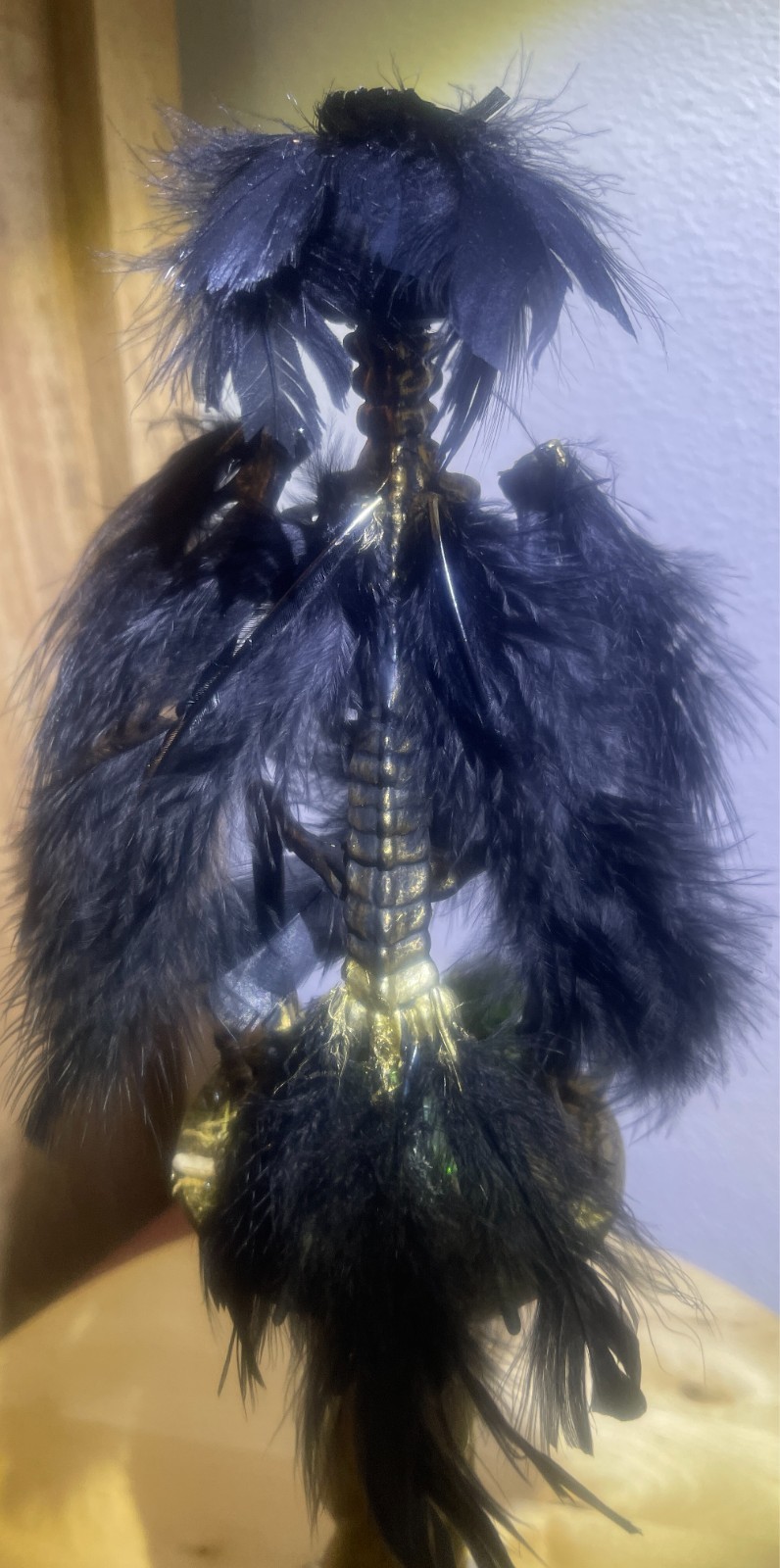 Crow/ Raven Halloween Prop Creepy Horror Gothic Decor One of a Kind Hand Crafted