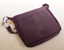 Heys America HiLite The Art of Modern Travel Dual Zip Crossbody (Purple)
