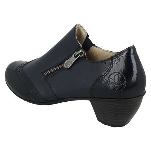 Zapatos pantalón de tacón inteligente de cuero Rieker '41757' para dama - Imagen 15 de 21