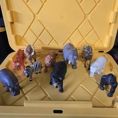 x10 Learning Resources - Jumbo Animals - Lion Gorilla Tiger Elephant Bear  Hipo 