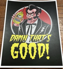 Unknown Hinson Liquid Chicken 8x10 Signed Print Poster 