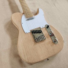 DIY Electric Guitar Unfinished Kit Maple Fretboard Fixed Bridge Mahogany Body
