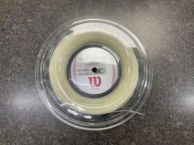 Wilson NXT Power 17g 660ft/200m String Reel Natural