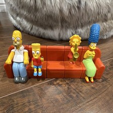 Vintage Burger King Simpsons Couch-a-Bunga Set 2008 Kids Meal Toys COMPLETE