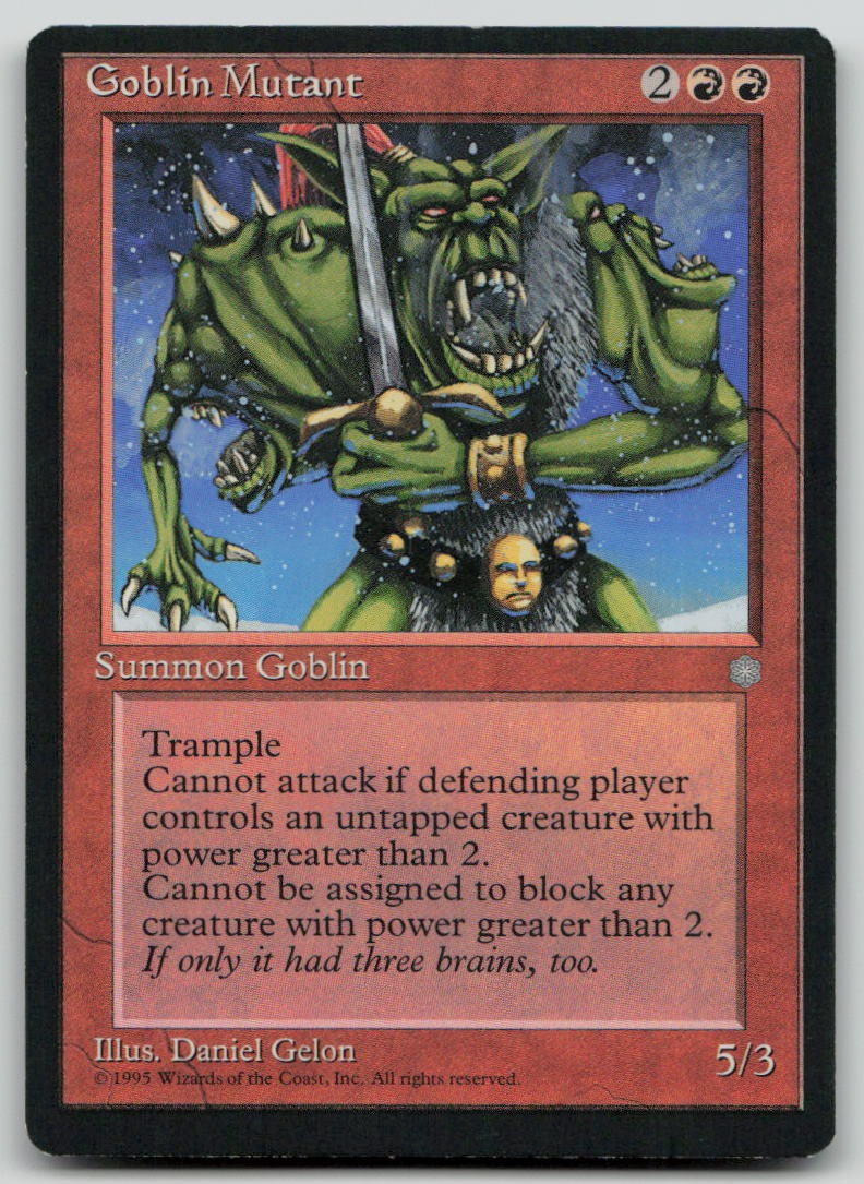 Goblin Mutant [Ice Age - 188] Moderately Played Uncommon Magic