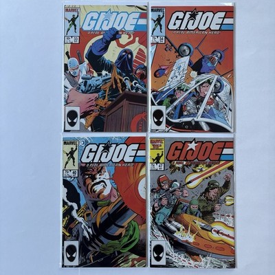 GI Joe ARAH Lot #33, 34, 40, 47 Marvel Comics 1985 1986 Shipwreck Beach Head