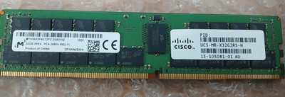 MICRON MTA36ASF4G72PZ-2G6D1QI 32GB 2SRX4 PC4-2666V MEMORY DIMM