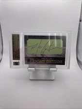 Mike Gartner 1/1 Cut Auto Famous Fabrics Hockey Edition Ink One OF One