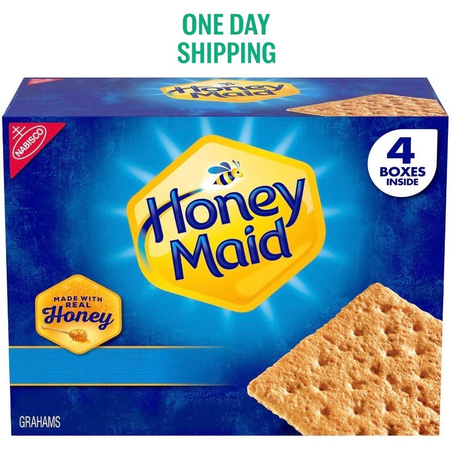 Nabisco Honey Maid Graham Crackers 4 Pack 14.4oz Boxes Total 57.6oz