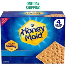 Nabisco Honey Maid Graham Crackers 4 Pack 14.4oz Boxes Total 57.6oz