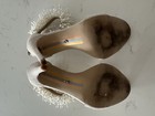 Sam Edelman Women’s US 6 Ivory Strappy Ankle Strap Open Toe Fringe Heels — photo 3