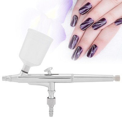 Dual Action Airbrush Kit Nadel Große Kapazität Cup Spray Gun Paint Art Set Tools