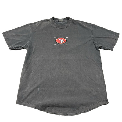Nena Pasadena NXP T Shirt Mens L Large Grey Faded Graphic Tee Streetwear