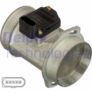 AF10499-12B1 AIR MASS SENSOR FLOW METER DELPHI FOR AUDI A6 C5,A4 B6,A4 B7,4B2 - Image 2 of 4