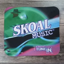 Skoal music 1997 Computer Mouse Pad Tabacco Advertising 90s TUNE IN Collectable 