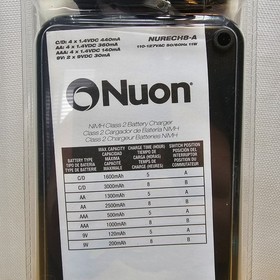 NUON NiCd / NiMH Battery Charger Model NURECH8-A