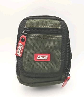 #ad COLEMAN small olive green bag hiking birdwatching $18.79