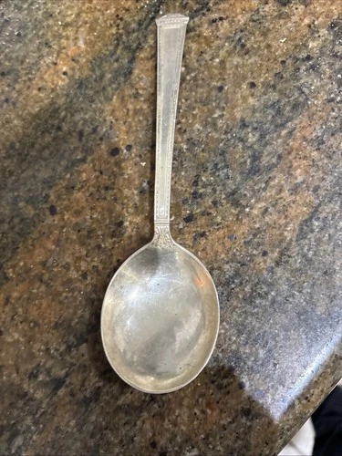 Pantheon By International Sterling Silver Gumbo Spoon 7 1/8