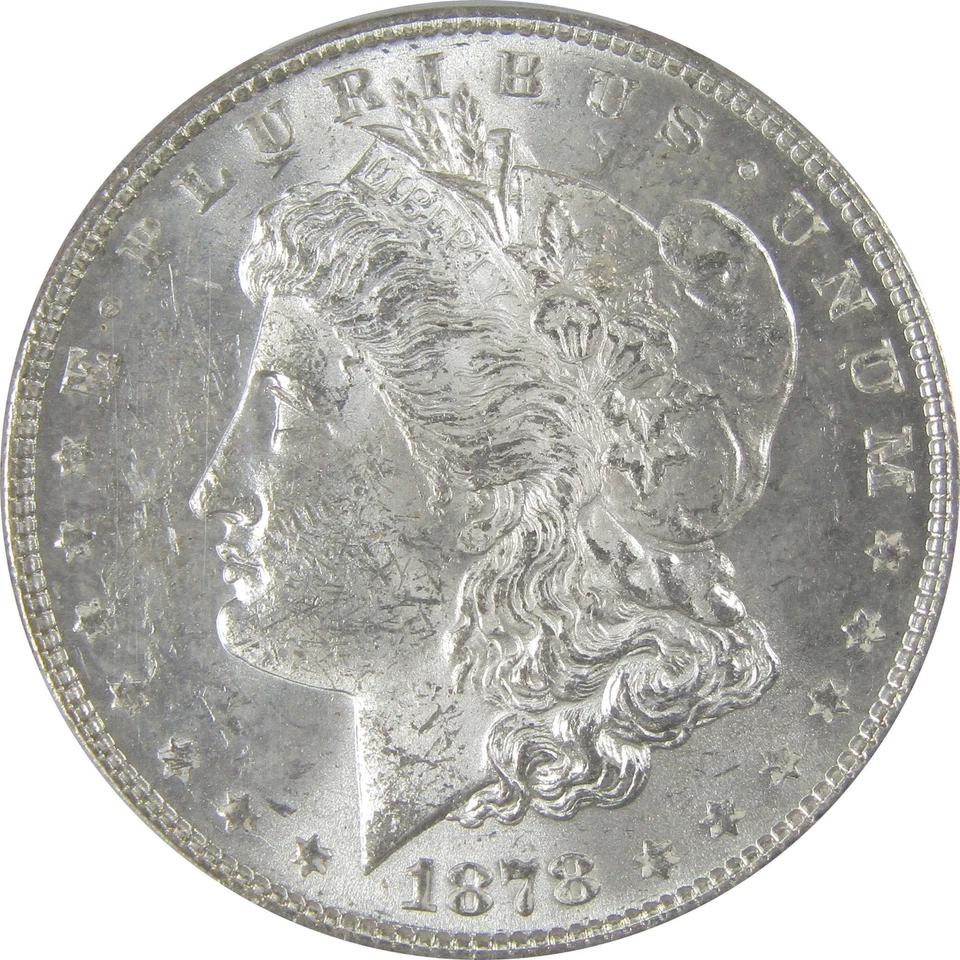 1878 7/8TF Strong Morgan Dollar MS 62 PCGS Silver $1 Coin SKU:I22928 - Image 3 of 4
