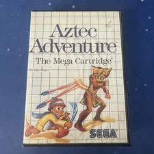Aztec Adventure (Sega Master System, 1988) SMS CIB Complete w/ Manual Tested