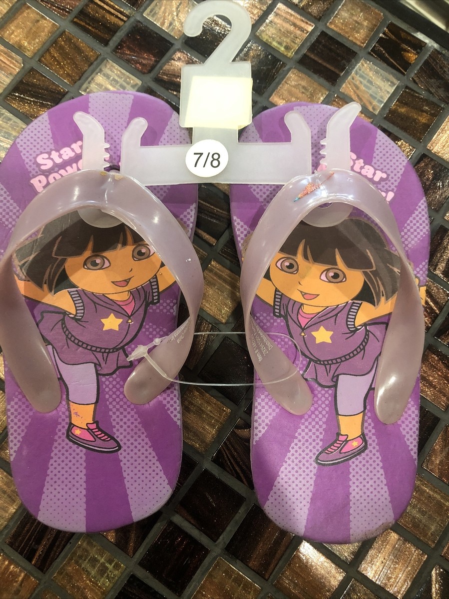 Dora the explorer flip flop 7/8 | eBay