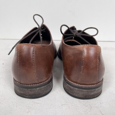 Kenneth Cole Reaction Dress Shoes Mens 11 Brown Jean-ial  display picture 1