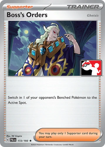 Boss's Orders 172/193 Prize Pack Series Cards