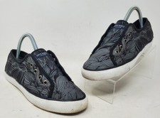 Sperry Top-Sider Womens Seacoast Sneakers Shoes Gray Black STS97090 Size 7 M