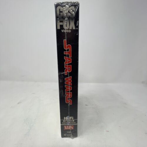Star Wars 1984 Sealed VHS Red Label CBS Fox New Hope Original Theatrical Release - Picture 2 of 9
