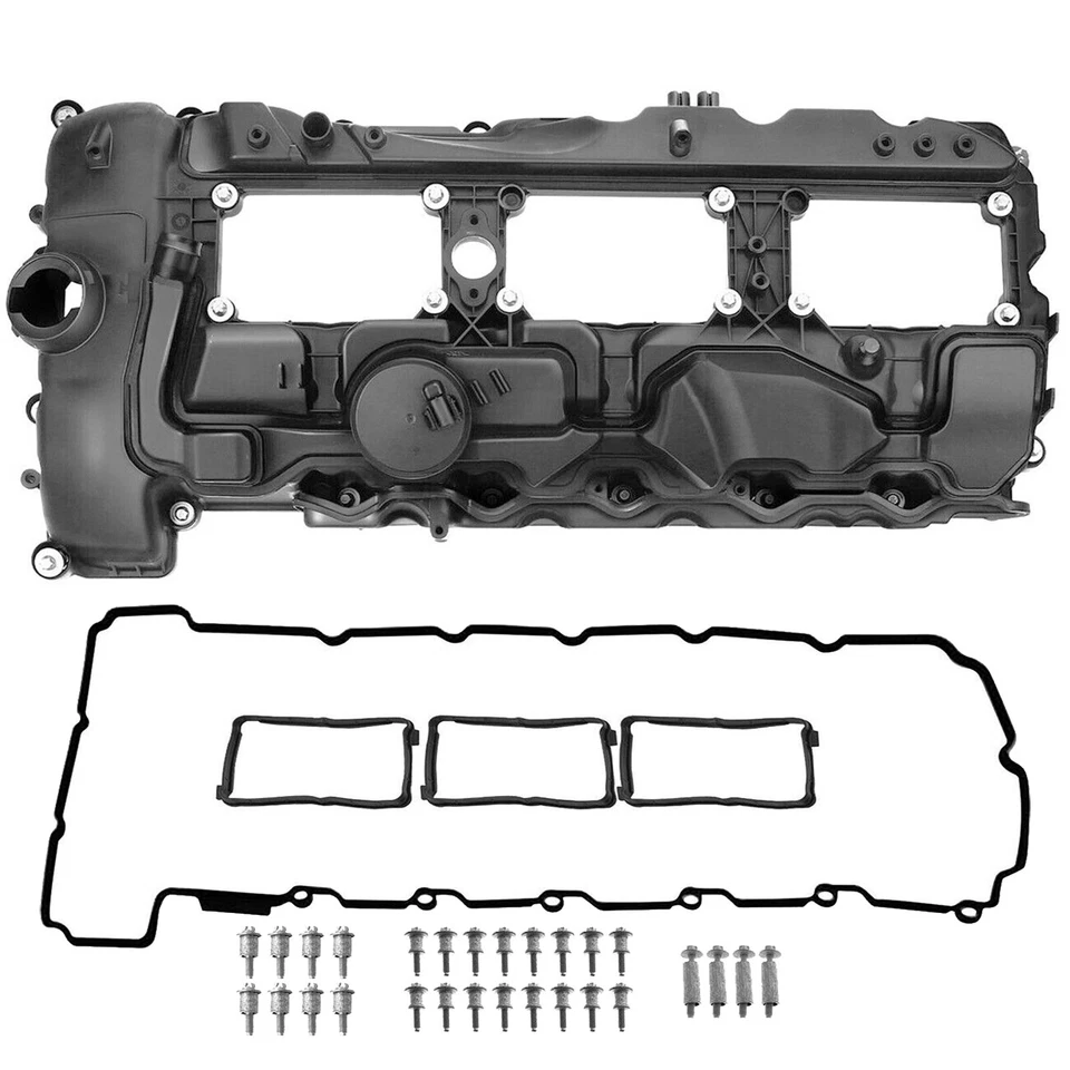 Cubierta de válvula de motor de EE. UU. con junta para BMW X3 X5 X6 335i 535i xDrive 3.0 2011-2014 Foto 4 de 4