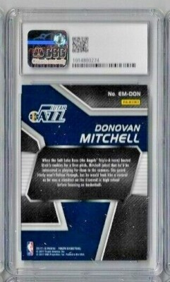 2017 Panini Prizm Donovan Mitchell Emergent CSG 9 | eBay