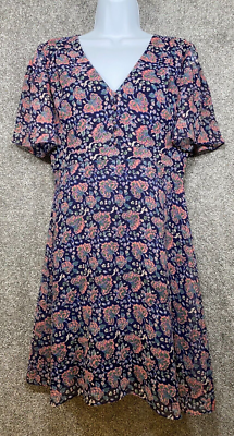 madewell blue floral dress Tiffany Mini Dress in Blue- Structured Bodice & A-Line Silhouette – Emerald  The Label main image 1