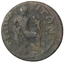 Philip I The Arab 244-249 AD Bronze AE26 Ancient Coin Lydia Tripolis