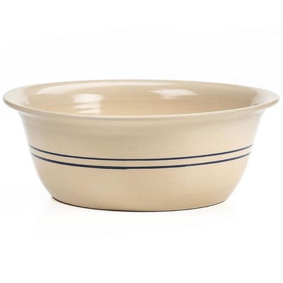 Heritage Blue Stripe Stoneware Wash Basin