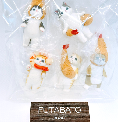 thetoe 完売ジーンズ　にゃんぴょんさん Set of 5 Mofusand Shrimp Nyan Ebinyan Figure Complete Capsule