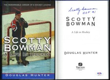 Scotty Bowman Coach SIGNED A Life in Hockey HC PSA/DNA AUTOGRAPHED Stanley Cup