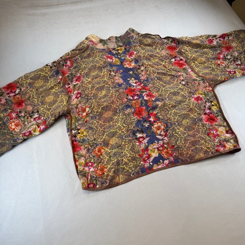Neu mit Etikett Johnny Was Wende Kallaway Pathchwork Flora Kimono Jacke Seitentasche XS - Bild 9 von 23