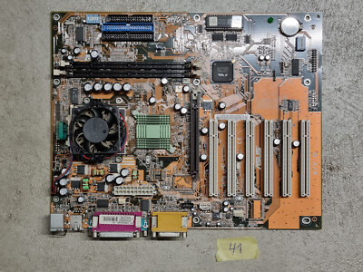 ASUS A7V-E REV. 1.01 + CPU + FAN MOLEX - Socket A PGA462 Athlon #41