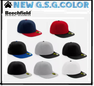 Hut Herren Kappe Original Snapback Mit Flache Brim Beechfield