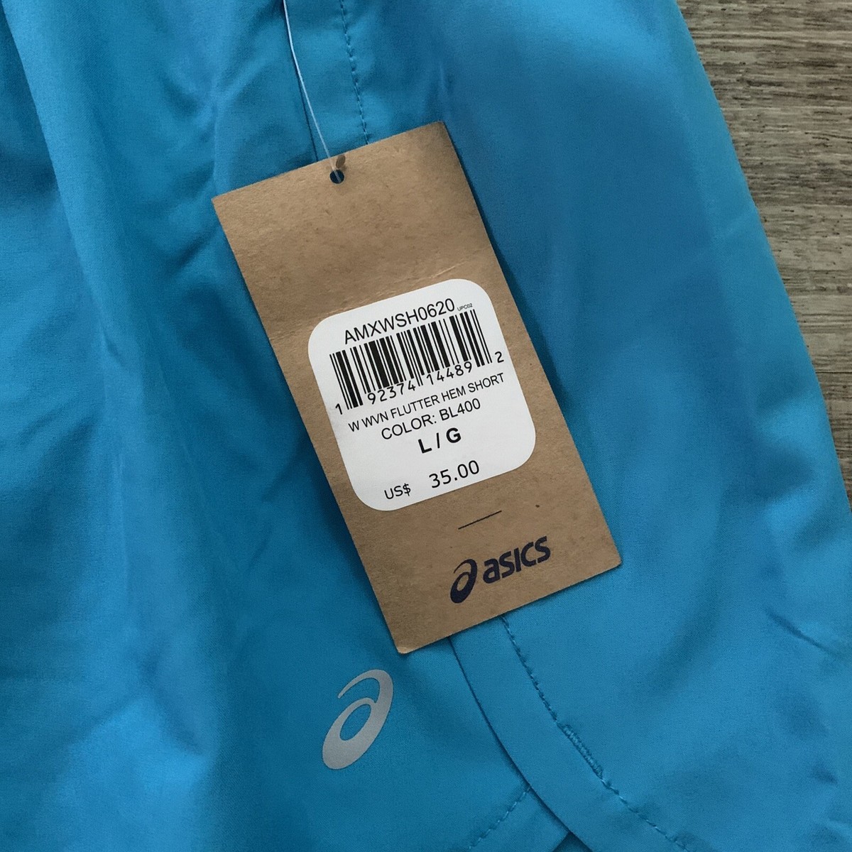 ASICS Women's Blue Running Shorts Lined Size L - AMXWSH0620