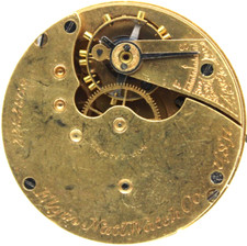 1900 ELGIN POCKET WATCH MOVEMENT 8937377 GRADE 182 16s 7j TH 