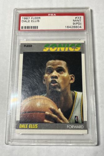 1987-88 Fleer Dale Ellis PSA 9 (PD) RC