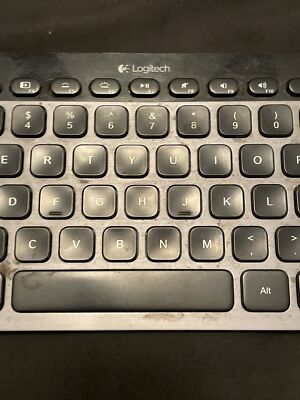 Logitech K810 Black/Gray Wireless Bluetooth Illuminated Multi