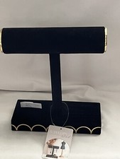 Velvet T Bar Jewelry Display Stand Holder Organizer Bracelets, Necklaces, Rings