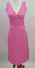 J CREW Size 4 Alexa Cotton Cady Dress Azalea Pink New