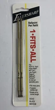 Eversharp Ballpoint Pen Refill Black Medium PT Fits Many Pens NEW OLD STOCK