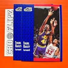 1991-92 Fleer Basketball #197 Thurl Bailey Utah Jazz L4302*